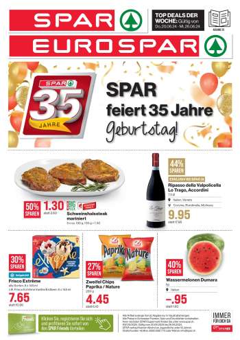 Volantino SPAR - 20.6.2024 - 26.6.2024.