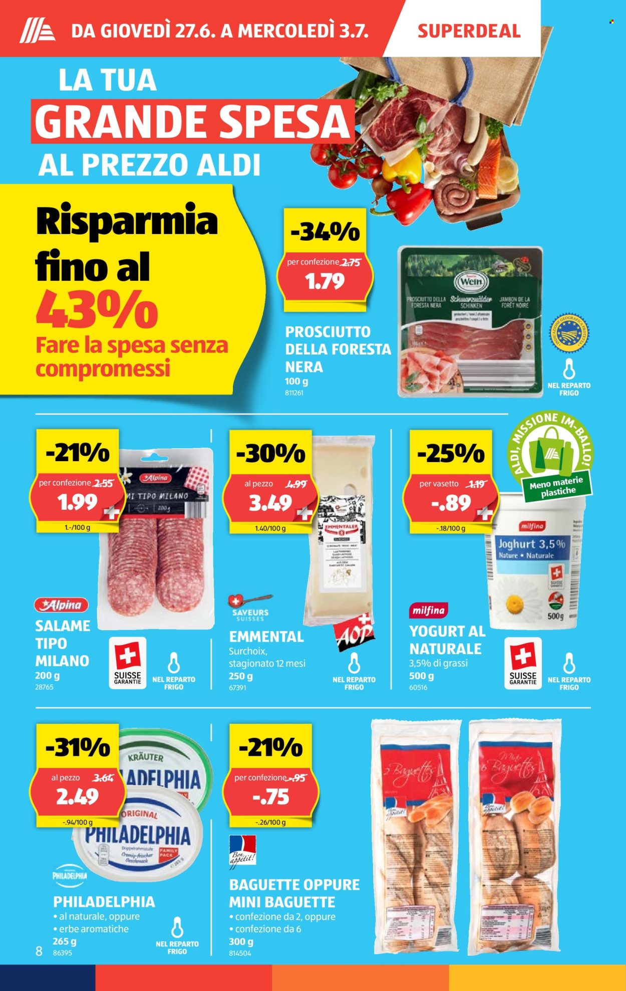 Prospekt Aldi - 27.6.2024 - 3.7.2024. Seite 8