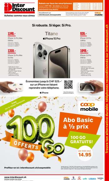 Volantino Interdiscount - 24.6.2024 - 7.7.2024.