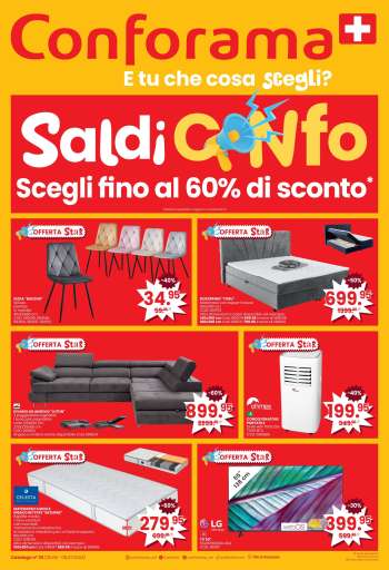 Volantino Conforama - 25.6.2024 - 8.7.2024.
