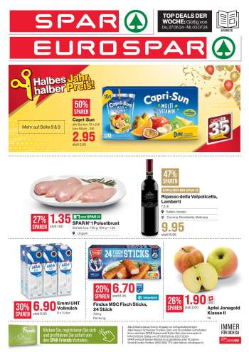 Prospekte SPAR - 27.6.2024 - 3.7.2024.