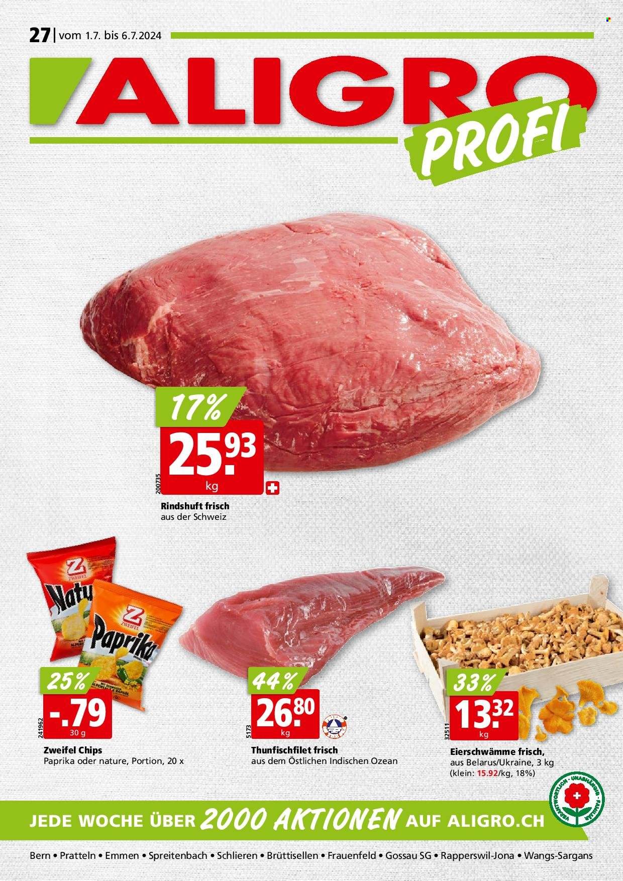 Prospekt ALIGRO - 1.7.2024 - 6.7.2024. Seite 1