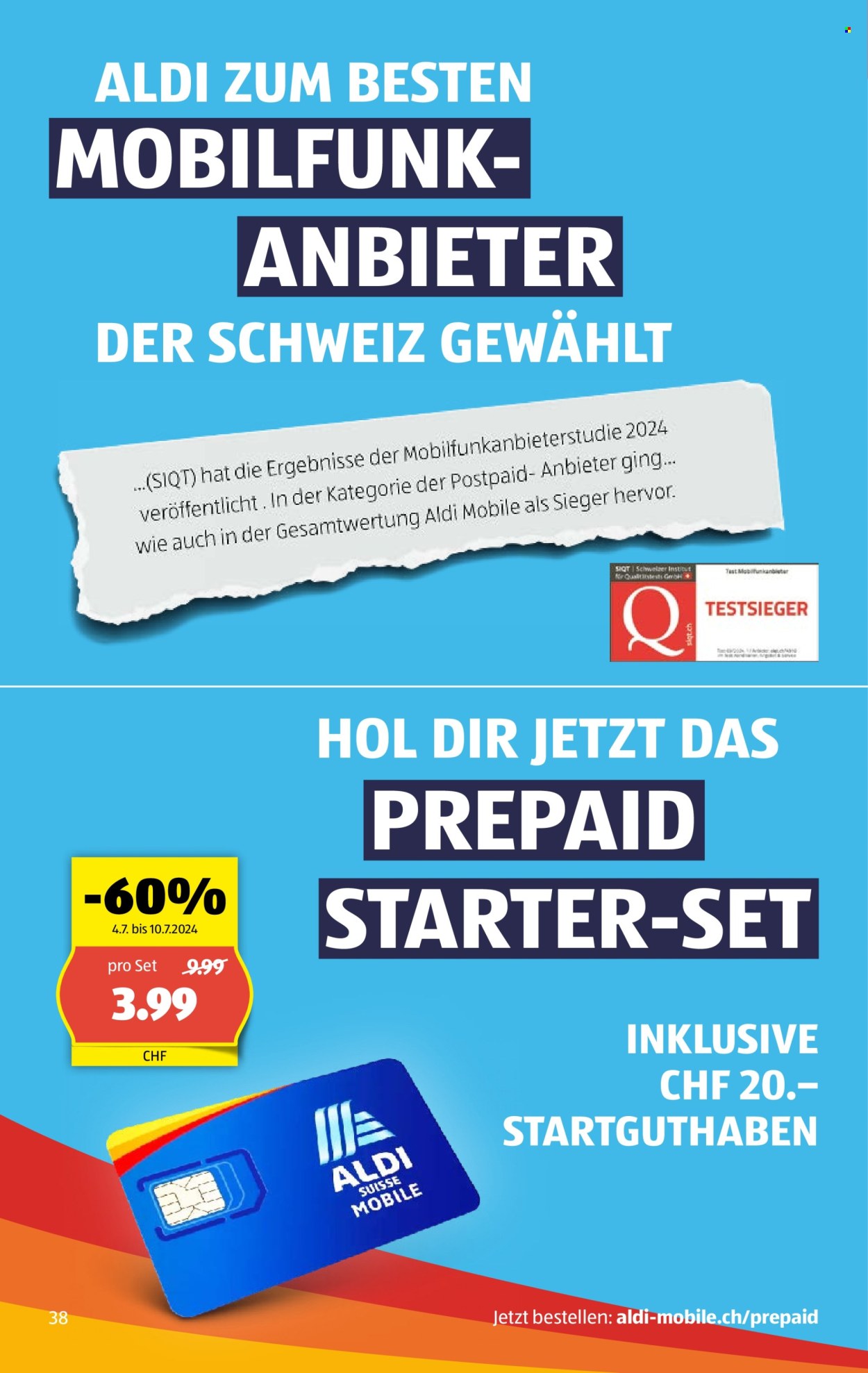 Volantino Aldi - 4.7.2024 - 10.7.2024. Pagina 38