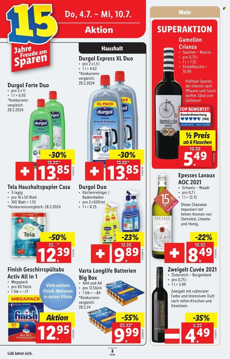 Volantino Lidl - 4.7.2024 - 10.7.2024. Pagina 8