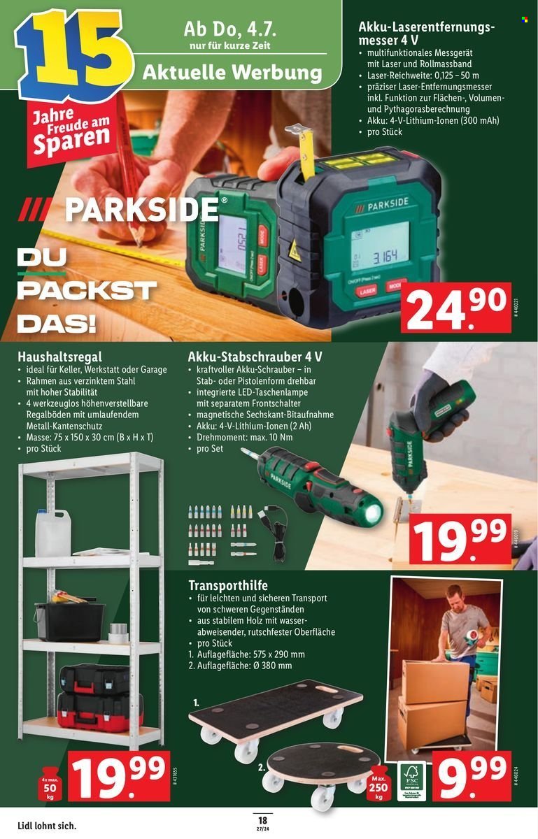 Volantino Lidl - 4.7.2024 - 10.7.2024. Pagina 18