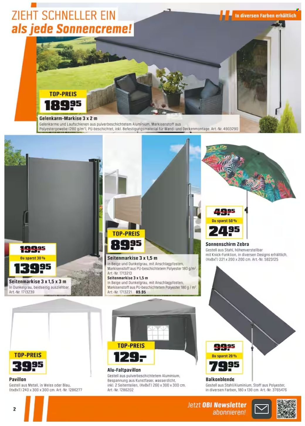 Volantino OBI - 8.7.2024 - 20.7.2024. Pagina 2