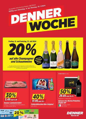Prospekte Denner - 9.7.2024 - 15.7.2024.