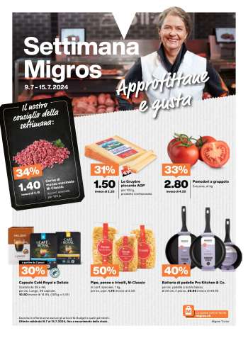 Catalogue Migros - 9.7.2024 - 15.7.2024.