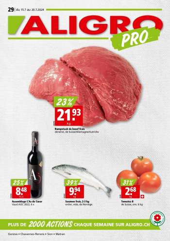 Catalogue ALIGRO - 15.7.2024 - 20.7.2024.