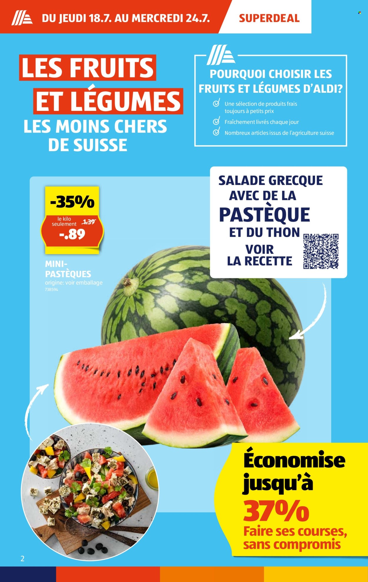 Volantino Aldi - 18.7.2024 - 24.7.2024. Pagina 2