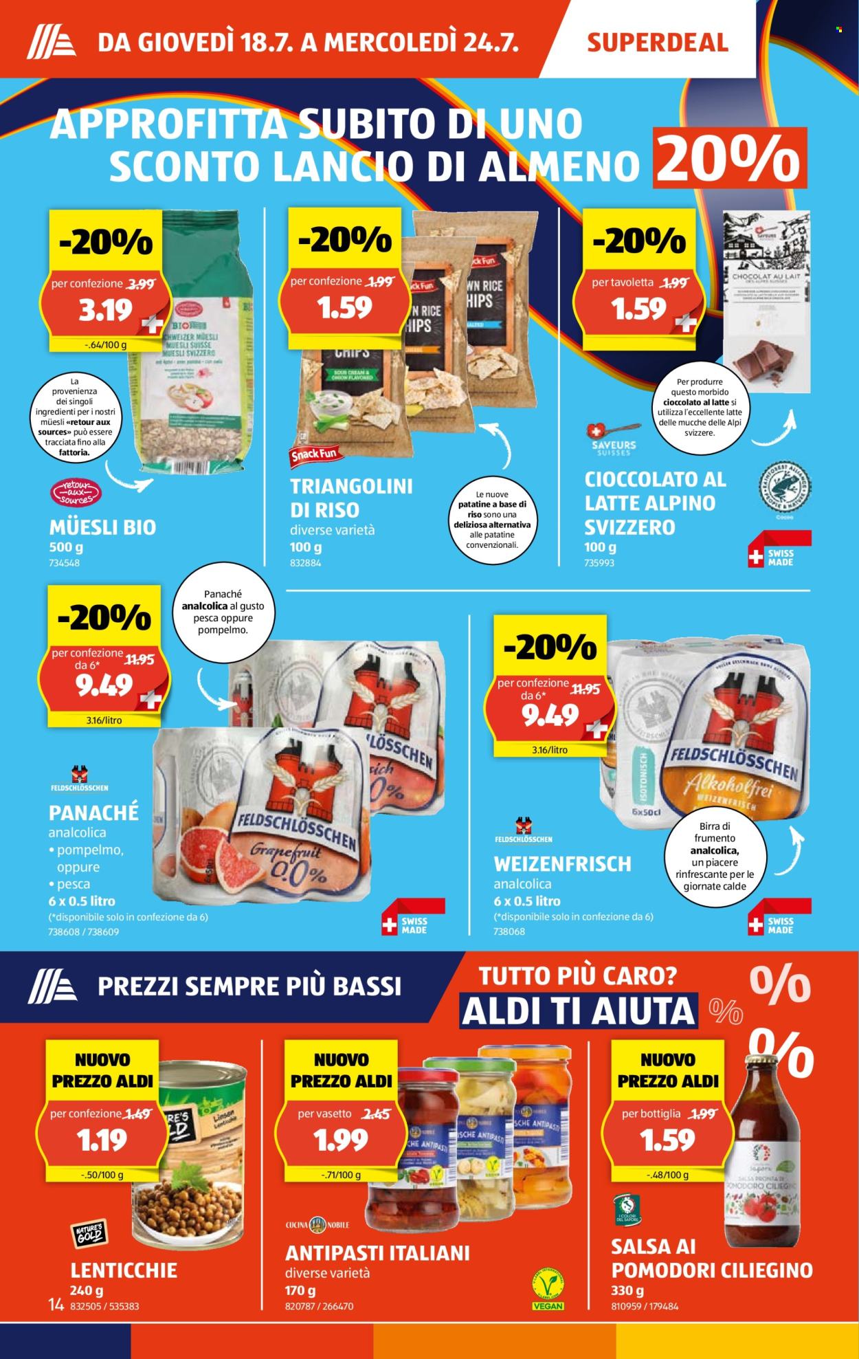 Catalogue Aldi - 18.7.2024 - 24.7.2024. Page 14