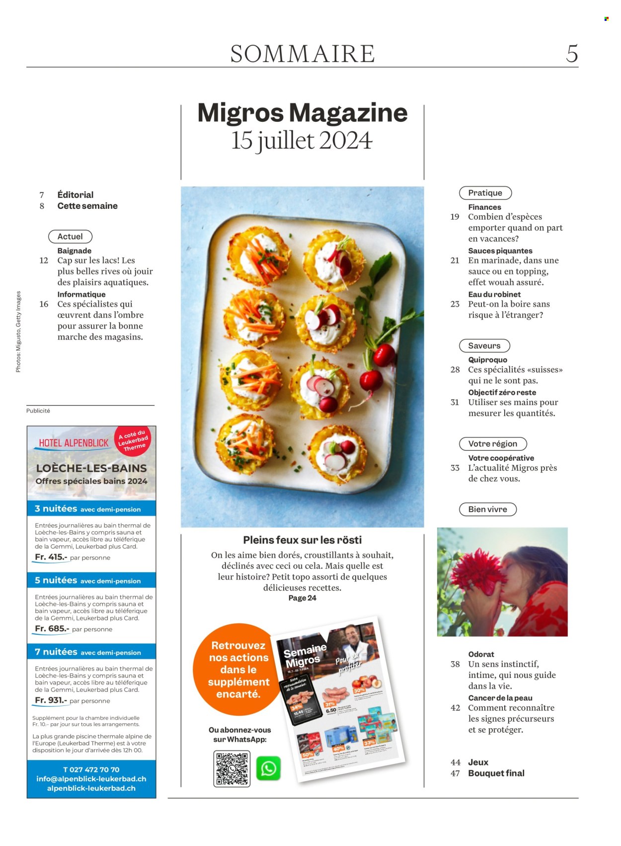 Catalogue Migros - 15.7.2024 - 21.7.2024. Page 5