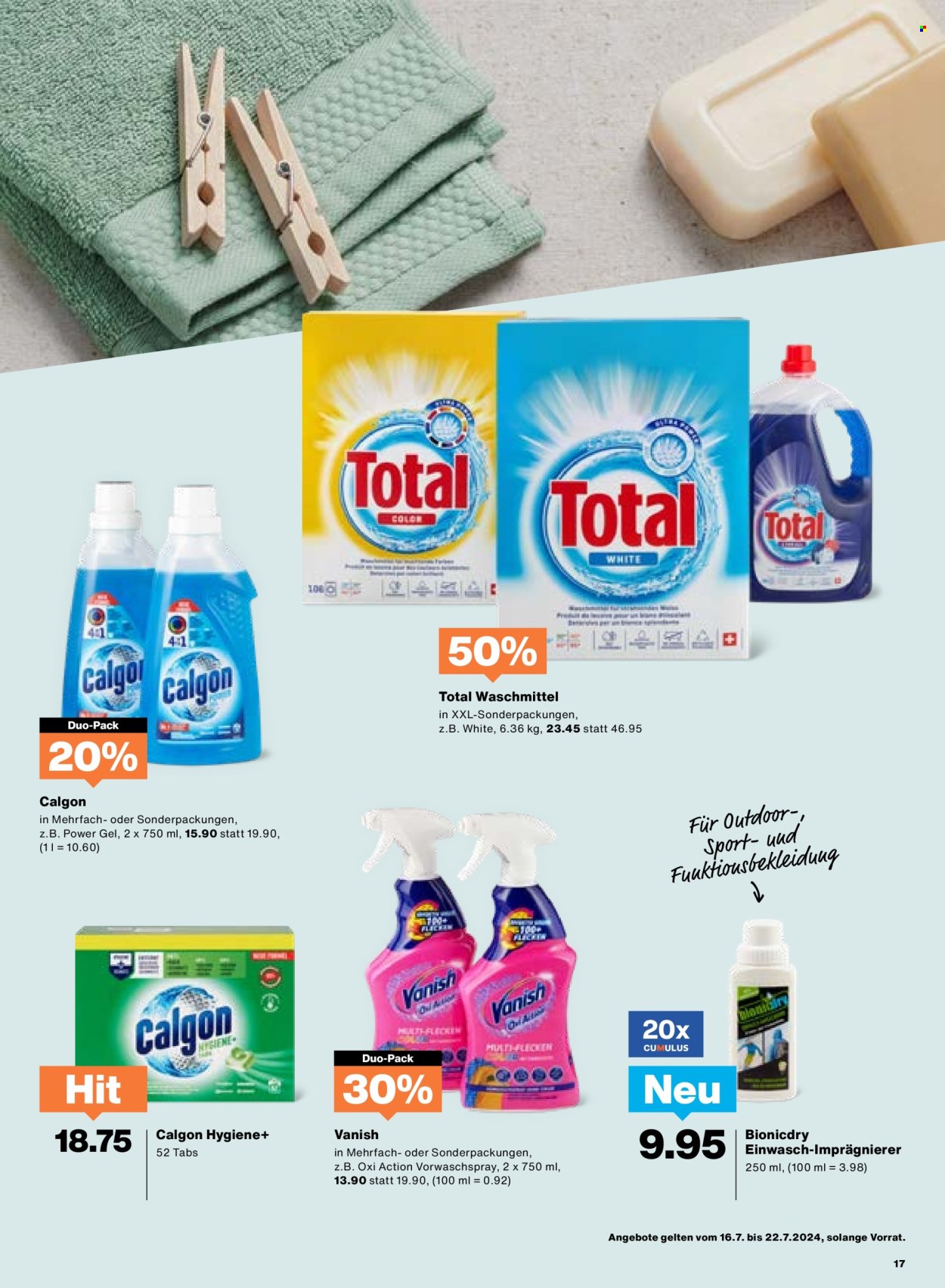 Catalogue Migros - 16.7.2024 - 22.7.2024. Page 17