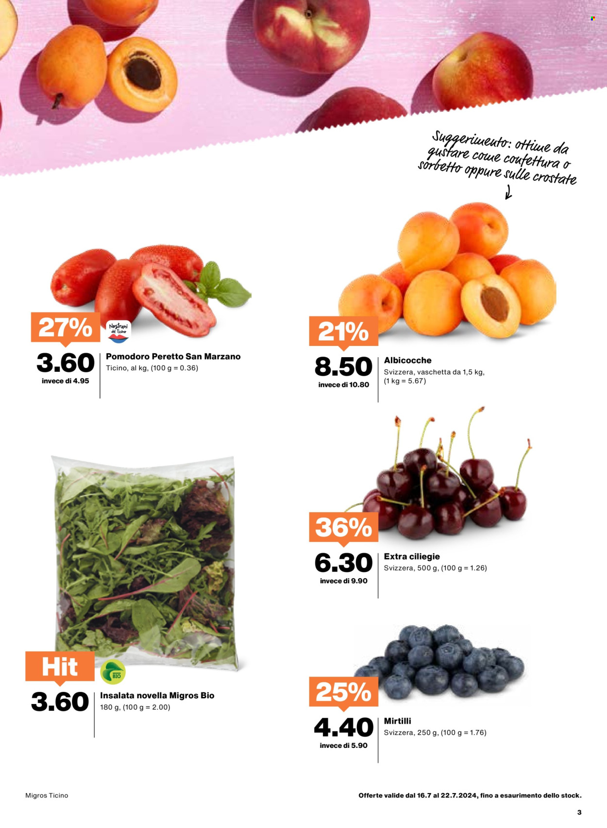 Volantino Migros - 16.7.2024 - 22.7.2024. Pagina 3