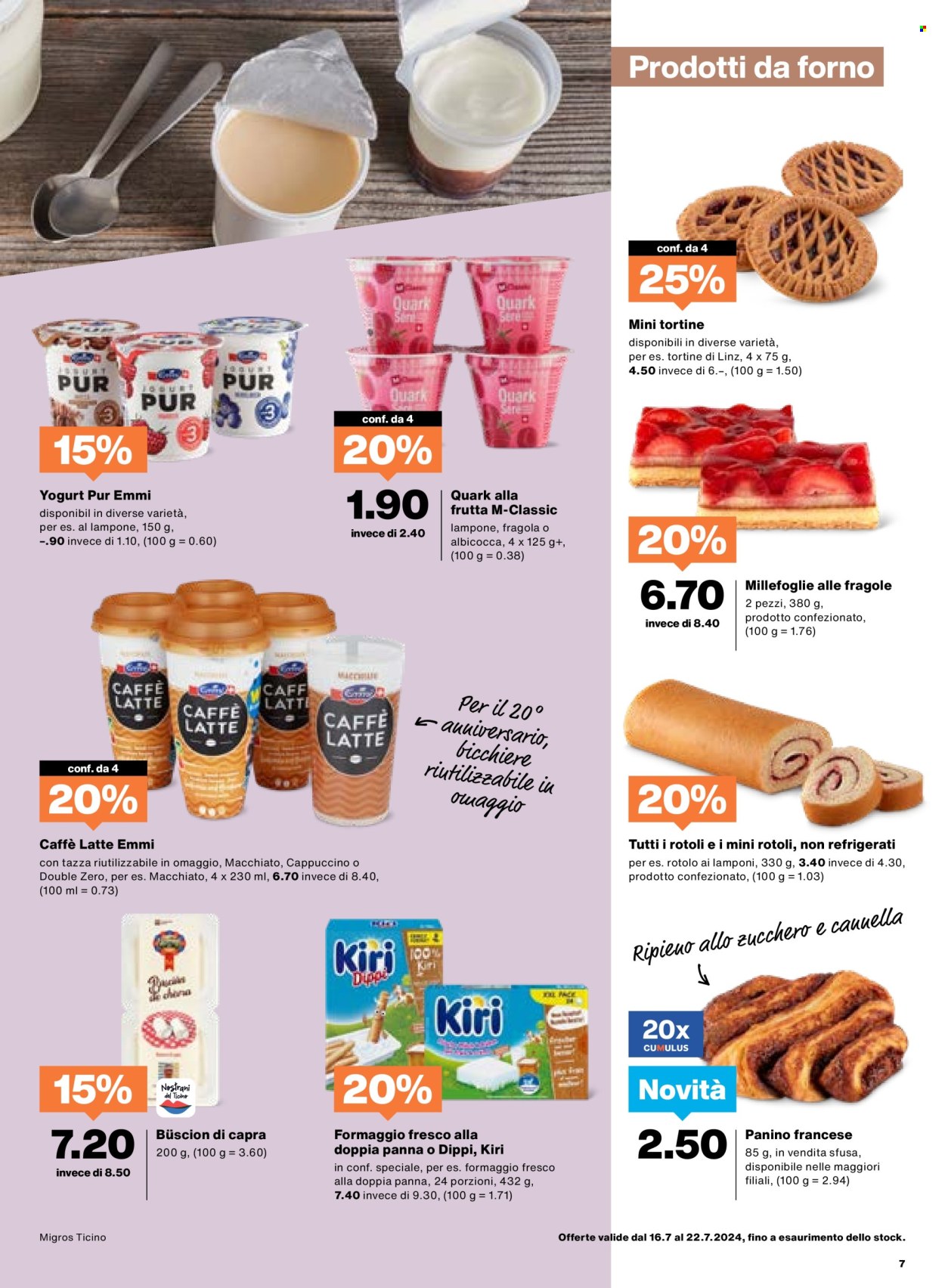 Volantino Migros - 16.7.2024 - 22.7.2024. Pagina 7