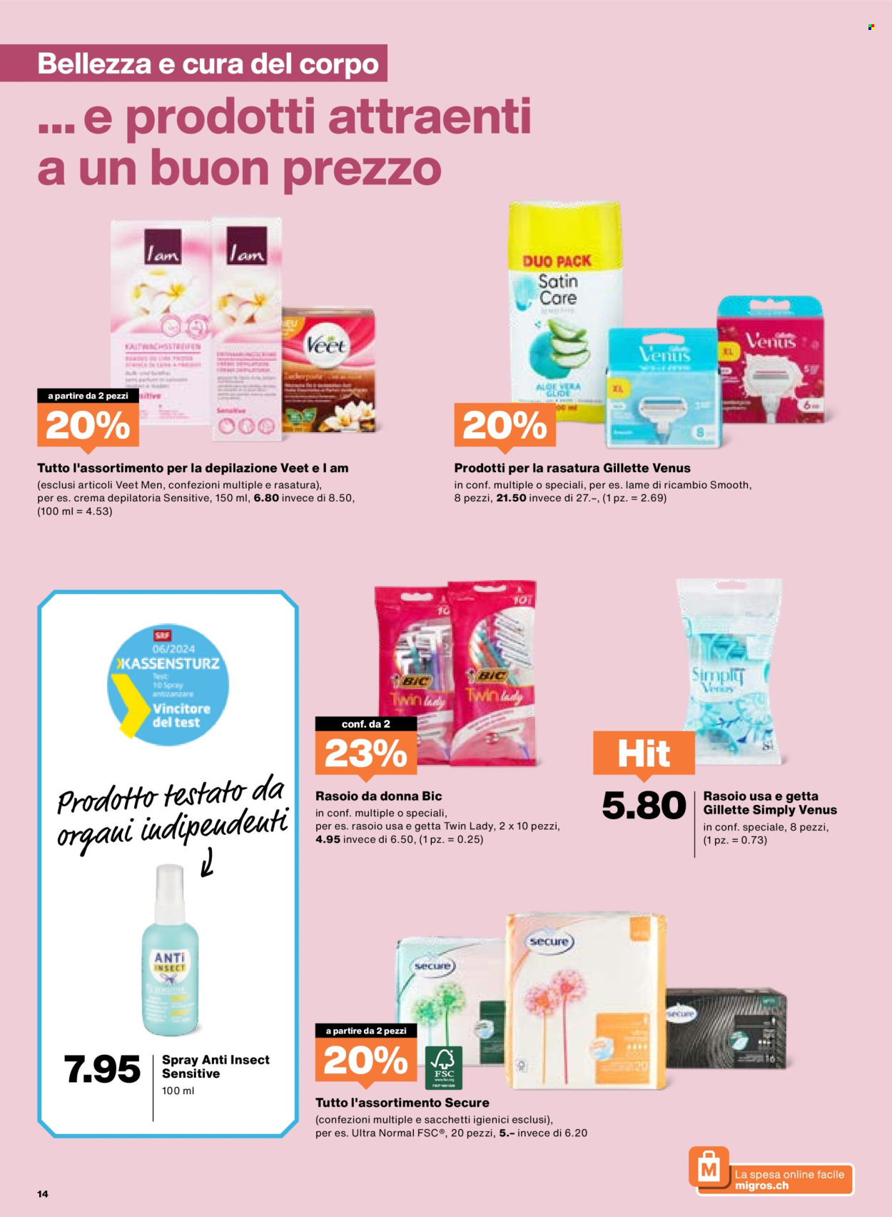 Volantino Migros - 16.7.2024 - 22.7.2024. Pagina 14