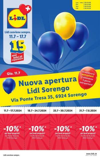 Volantino Lidl - 11.7.2024 - 17.7.2024.