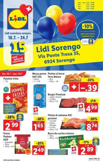 Prospekte Lidl - 18.7.2024 - 24.7.2024.