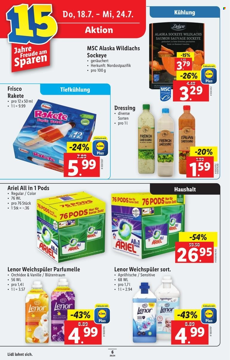 Catalogue Lidl - 18.7.2024 - 24.7.2024. Page 6