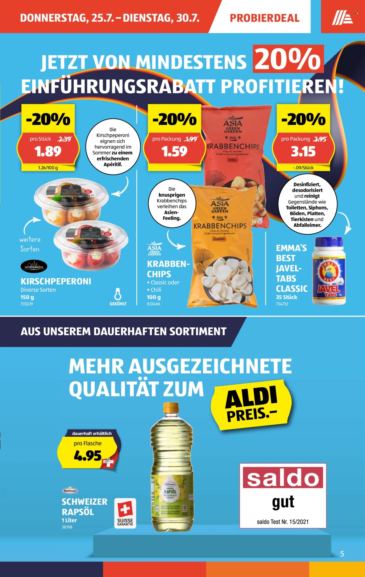 Volantino Aldi - 25.7.2024 - 30.7.2024. Pagina 5