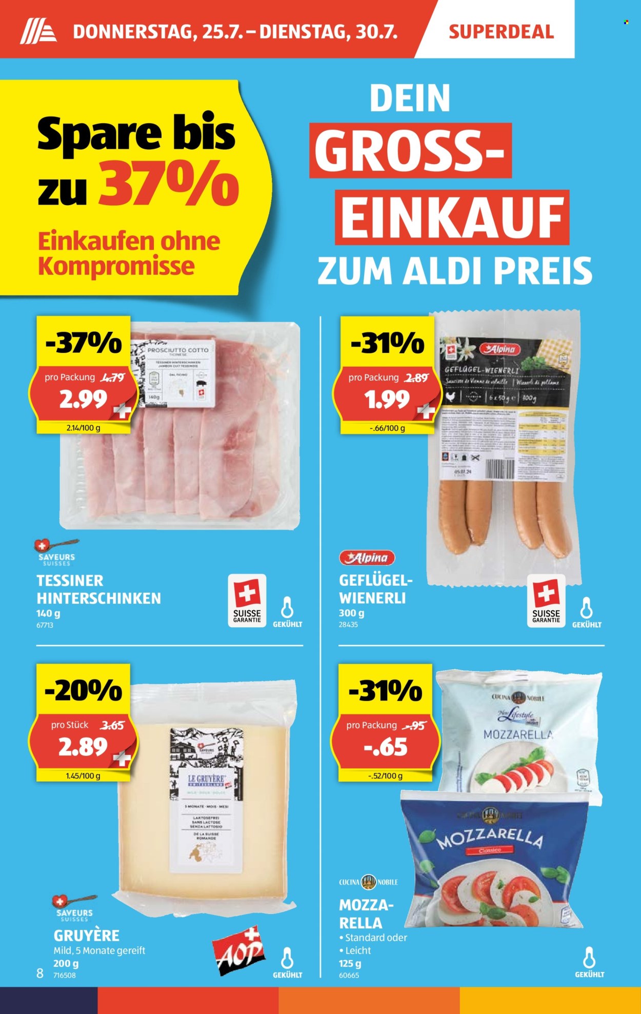 Volantino Aldi - 25.7.2024 - 30.7.2024. Pagina 8