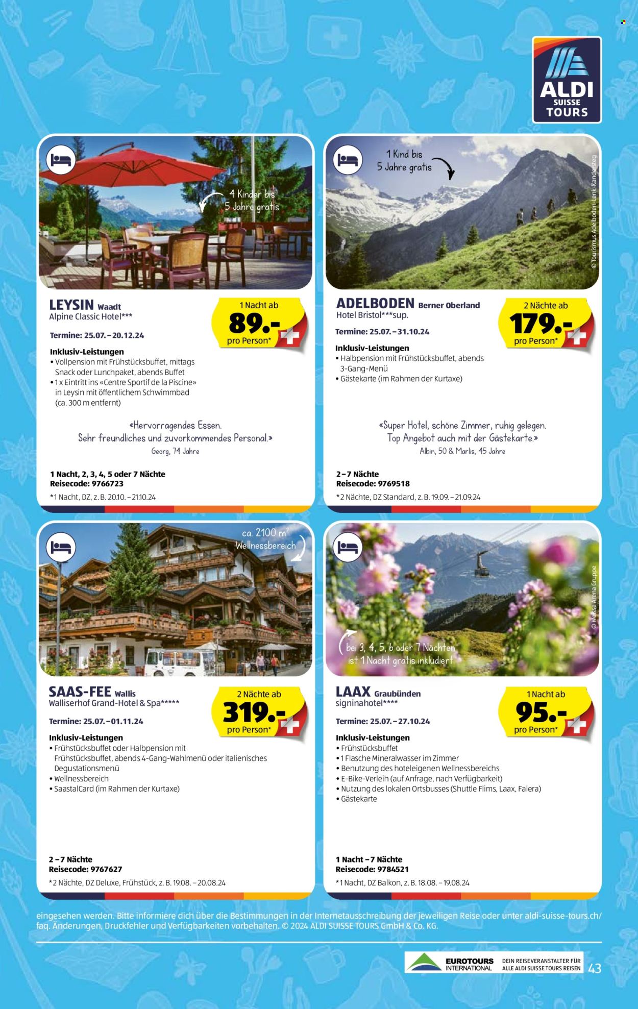 Volantino Aldi - 25.7.2024 - 30.7.2024. Pagina 43