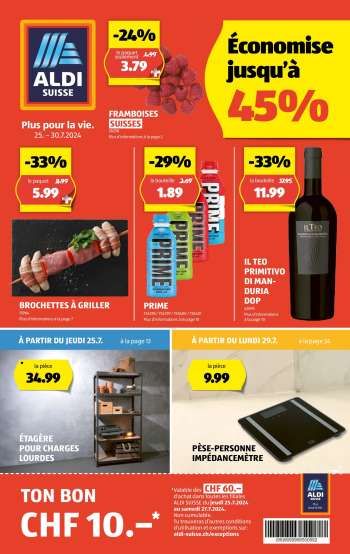 Volantino Aldi - 25.7.2024 - 30.7.2024.