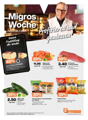 Prospekte Migros - 23.7.2024 - 29.7.2024.