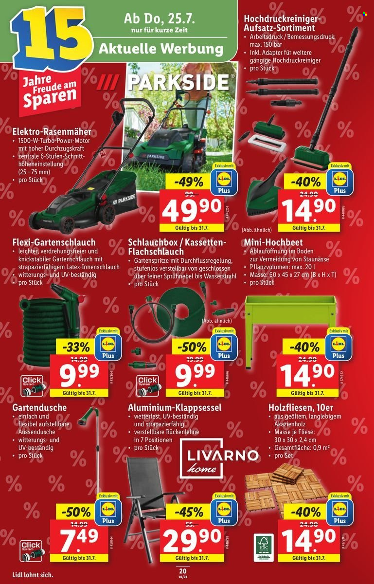 Volantino Lidl - 25.7.2024 - 30.7.2024. Pagina 20