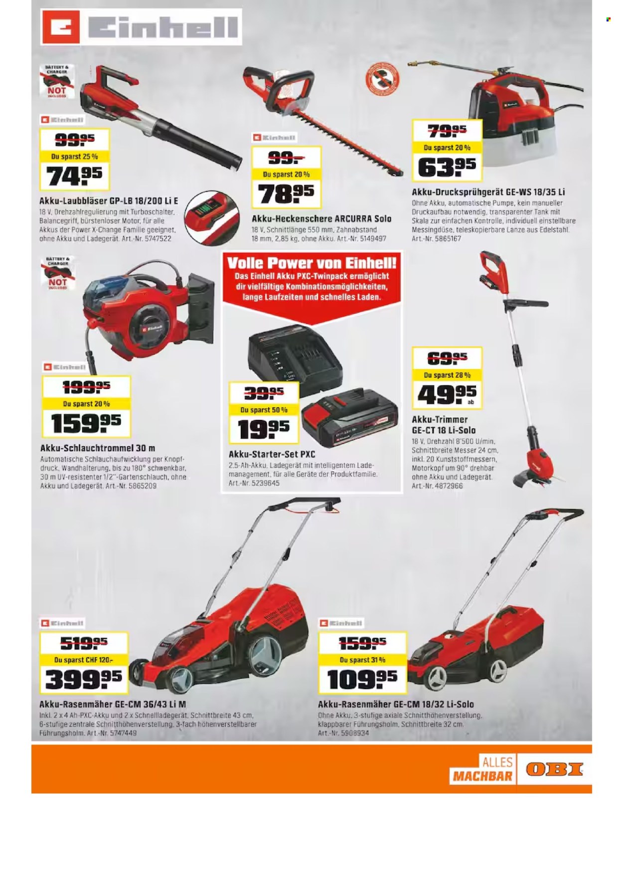 Catalogue OBI - 22.7.2024 - 3.8.2024. Page 7