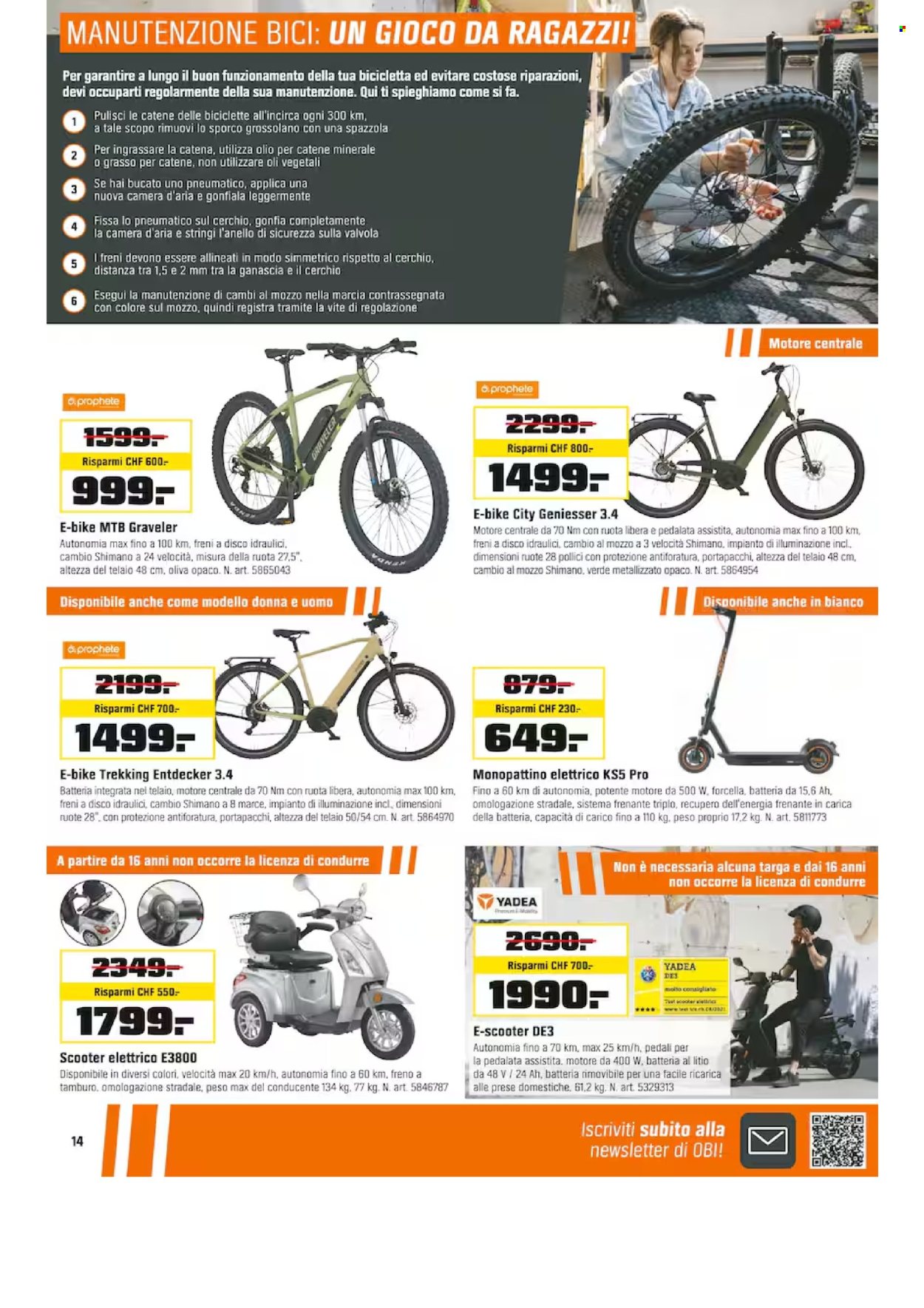 Volantino OBI - 22.7.2024 - 3.8.2024. Pagina 14