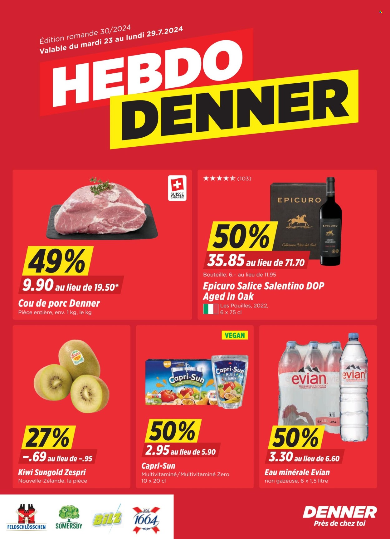 Volantino Denner - 23.7.2024 - 29.7.2024. Pagina 1