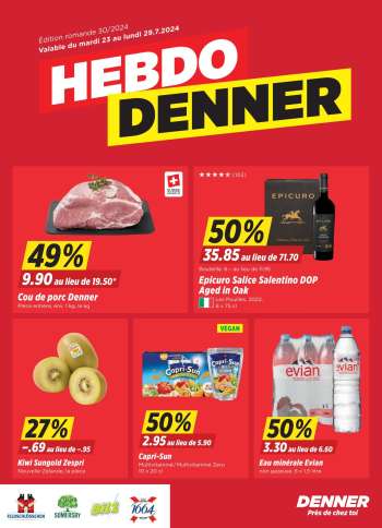Catalogue Denner - 23.7.2024 - 29.7.2024.