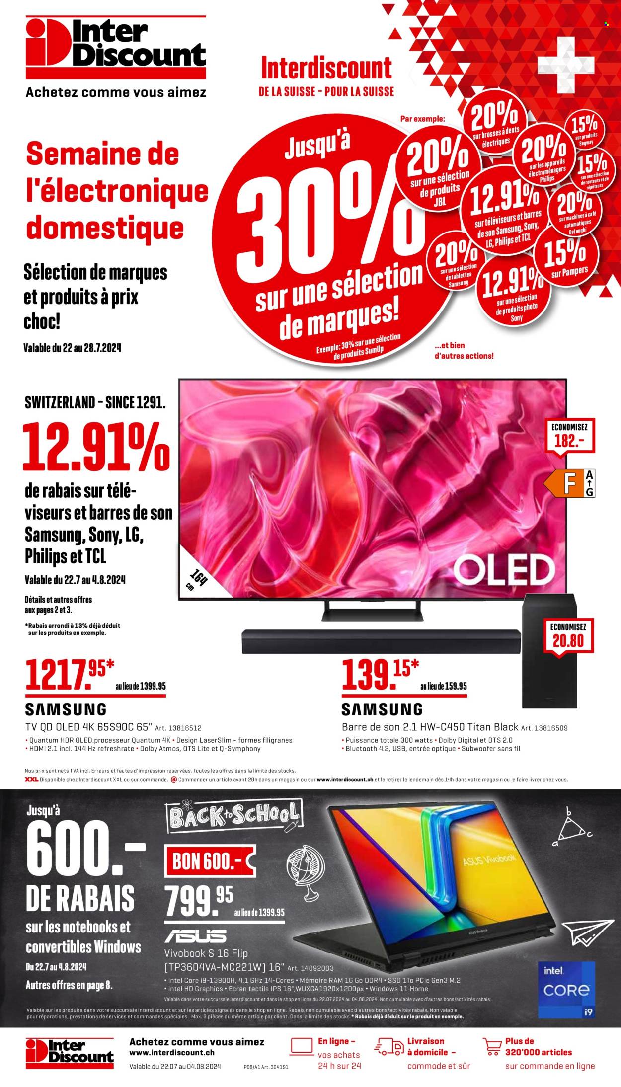 Catalogue Interdiscount - 22.7.2024 - 4.8.2024. Page 1
