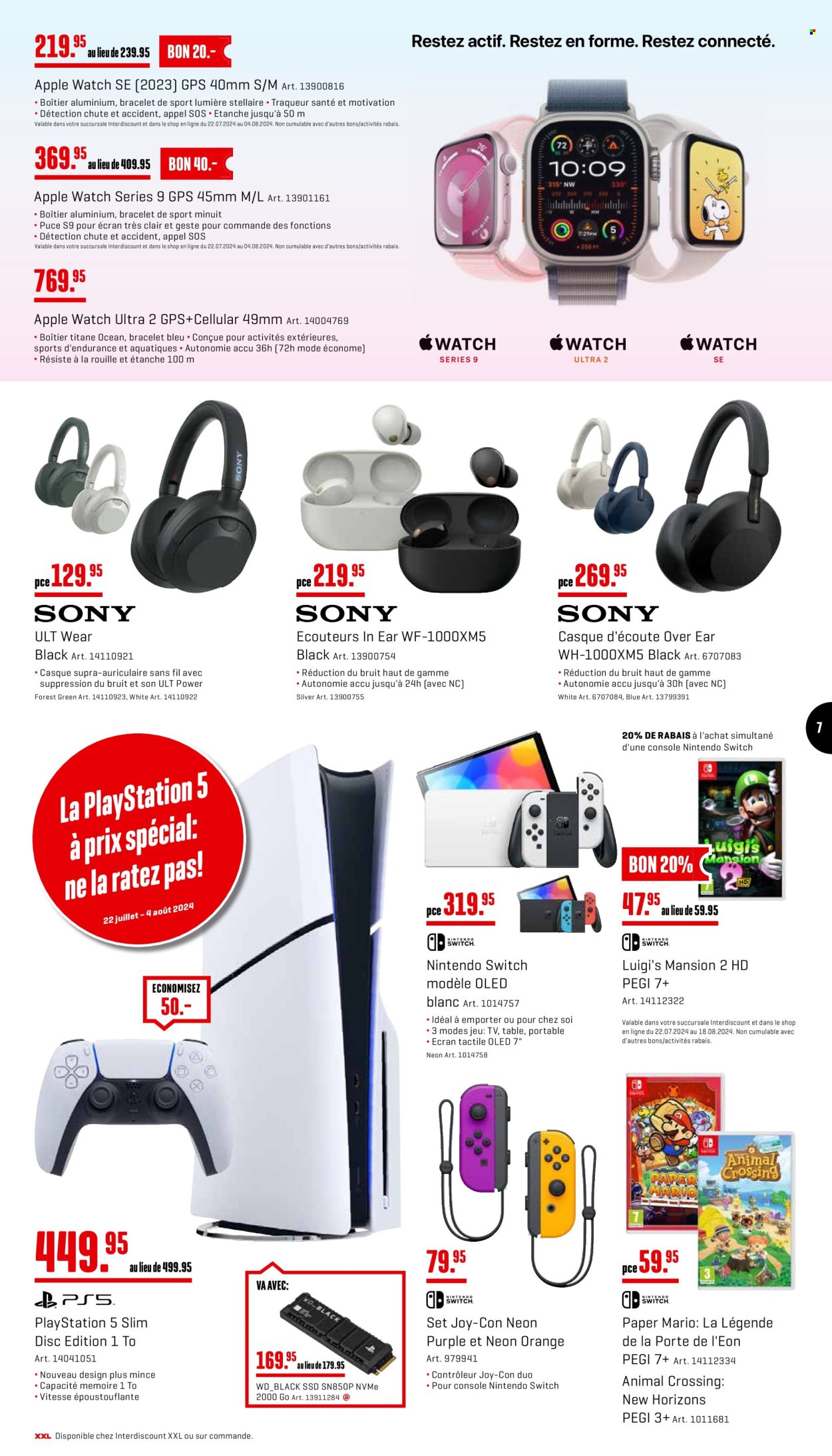 Catalogue Interdiscount - 22.7.2024 - 4.8.2024. Page 7