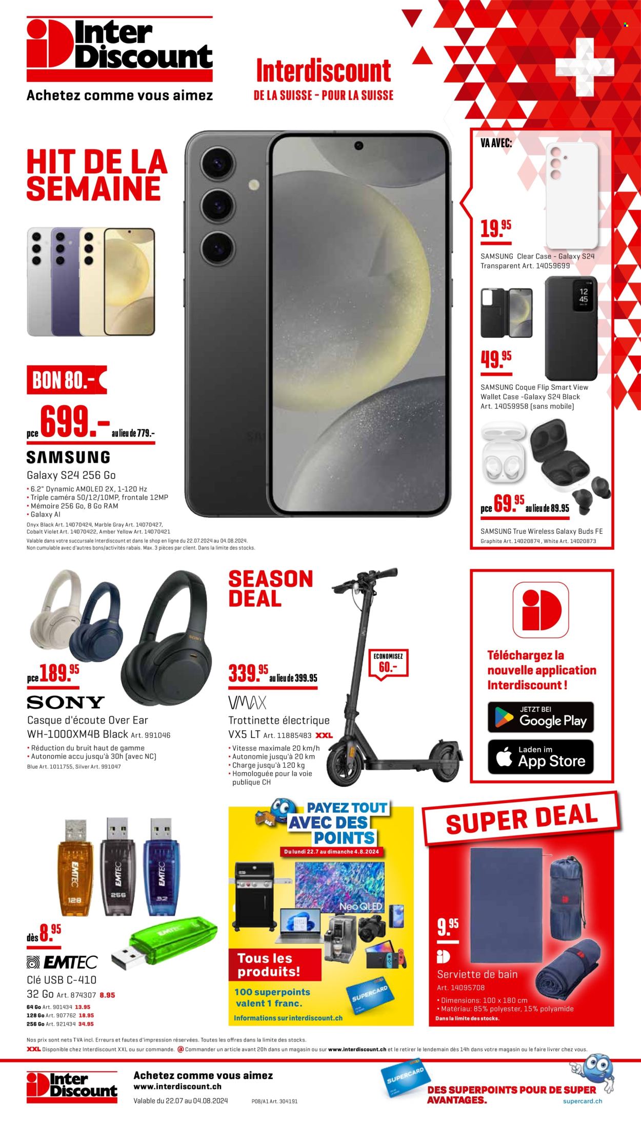 Catalogue Interdiscount - 22.7.2024 - 4.8.2024. Page 14