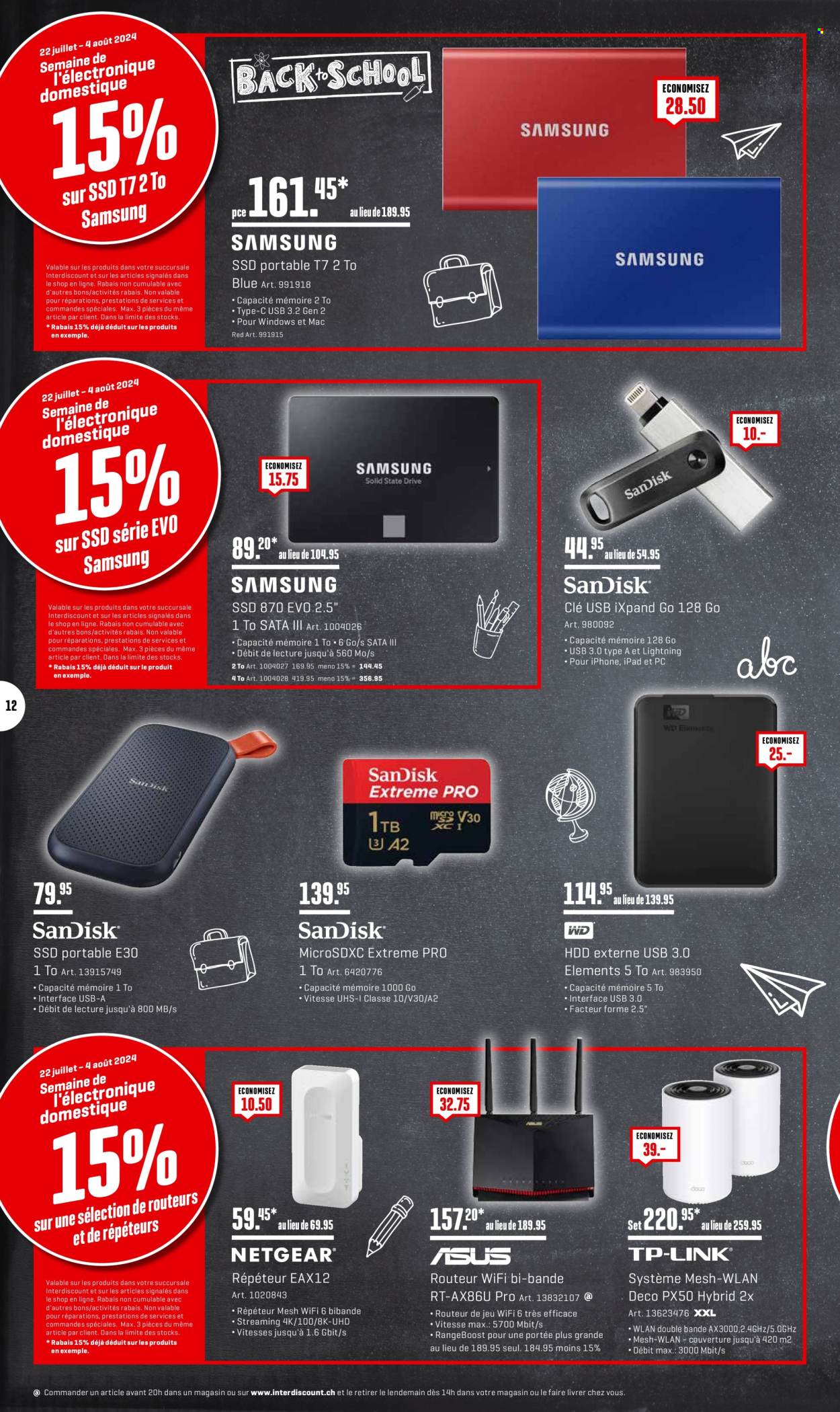 Catalogue Interdiscount - 22.7.2024 - 4.8.2024. Page 19