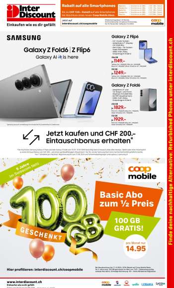 Volantino Interdiscount - 22.7.2024 - 4.8.2024.