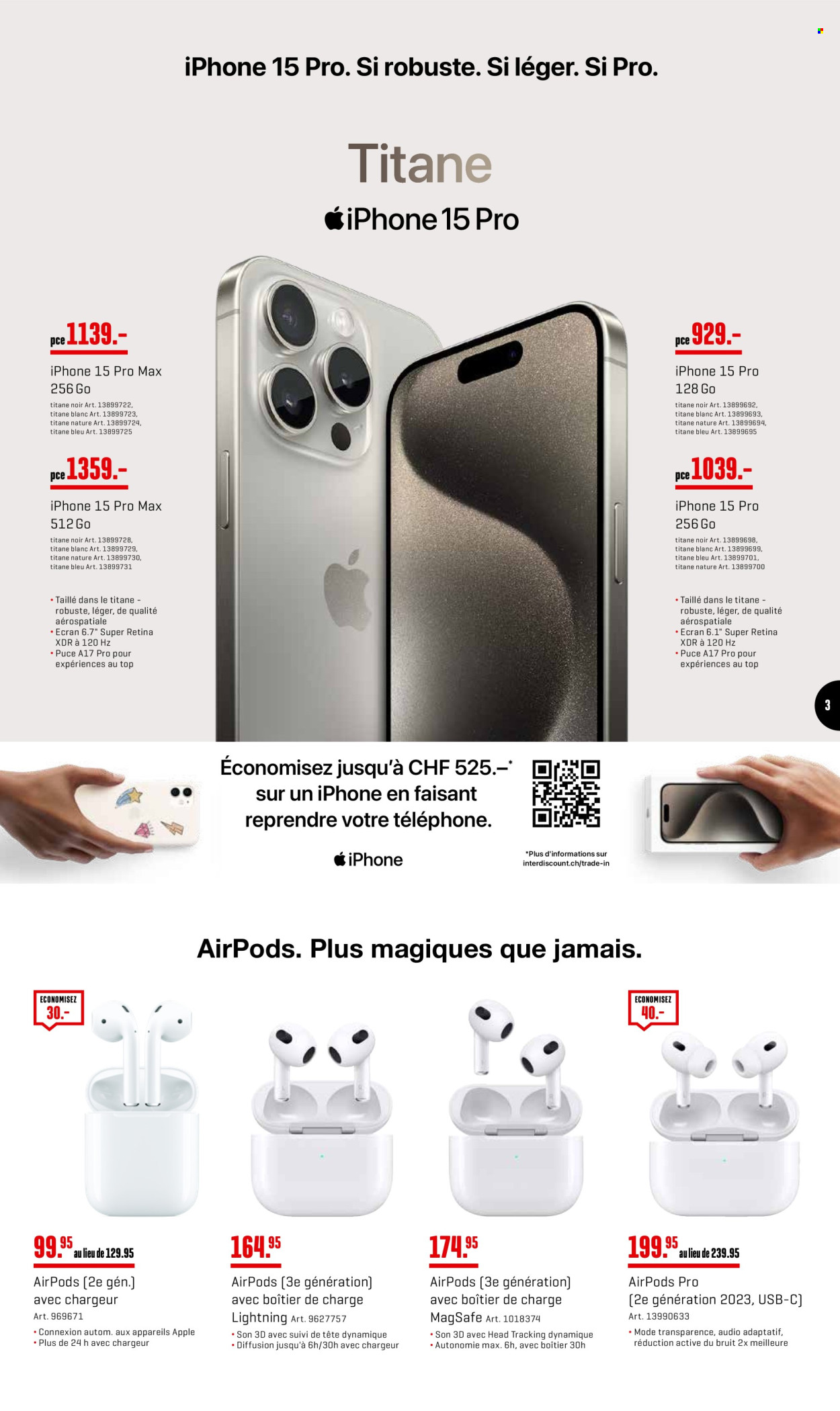 Prospekt Interdiscount - 22.7.2024 - 4.8.2024. Seite 3