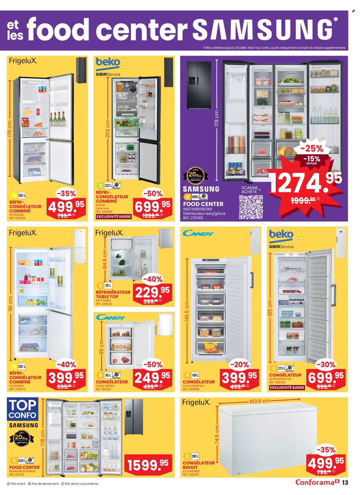 Volantino Conforama - 23.7.2024 - 5.8.2024. Pagina 13