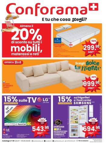 Catalogue Conforama - 23.7.2024 - 5.8.2024.