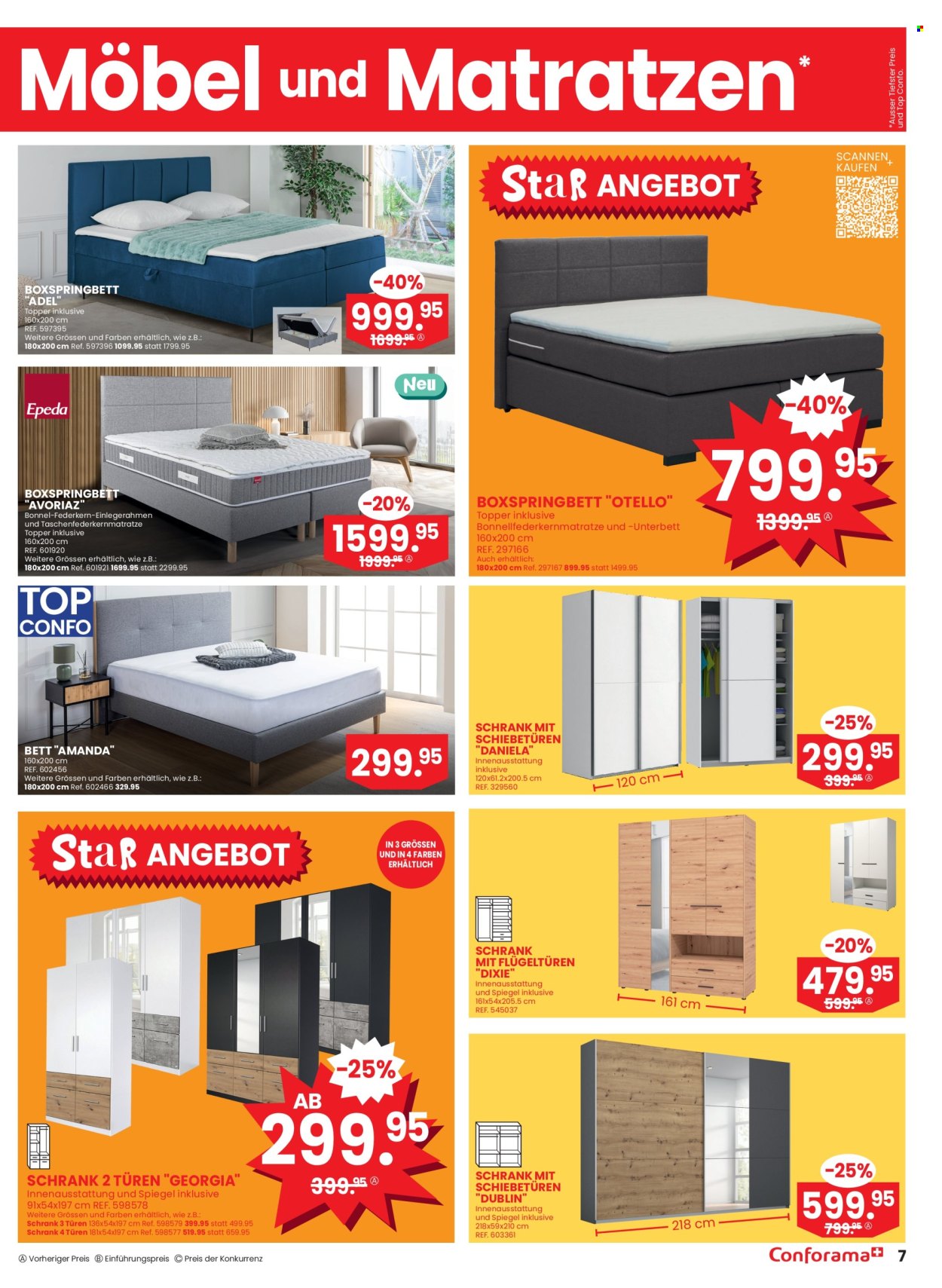 Prospekt Conforama - 23.7.2024 - 5.8.2024. Seite 7