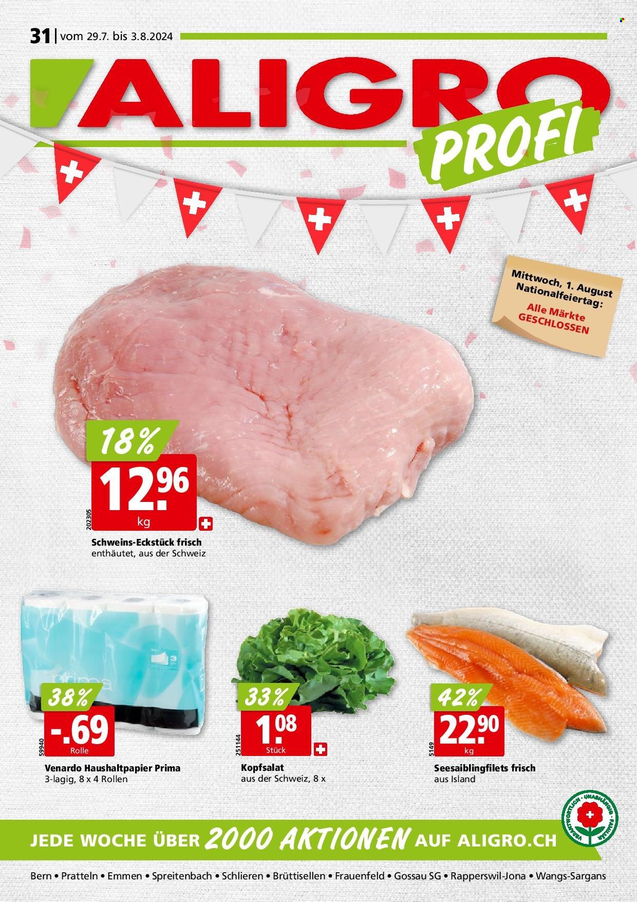 Volantino ALIGRO - 29.7.2024 - 3.8.2024. Pagina 1
