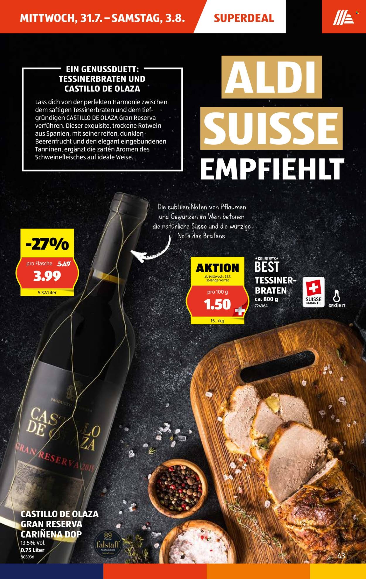 Catalogue Aldi - 31.7.2024 - 7.8.2024. Page 43