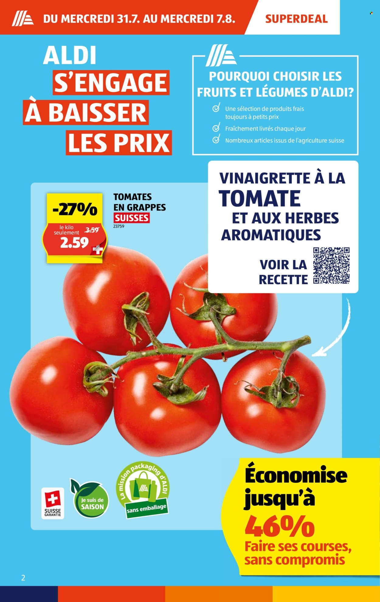 Prospekt Aldi - 31.7.2024 - 7.8.2024. Seite 2