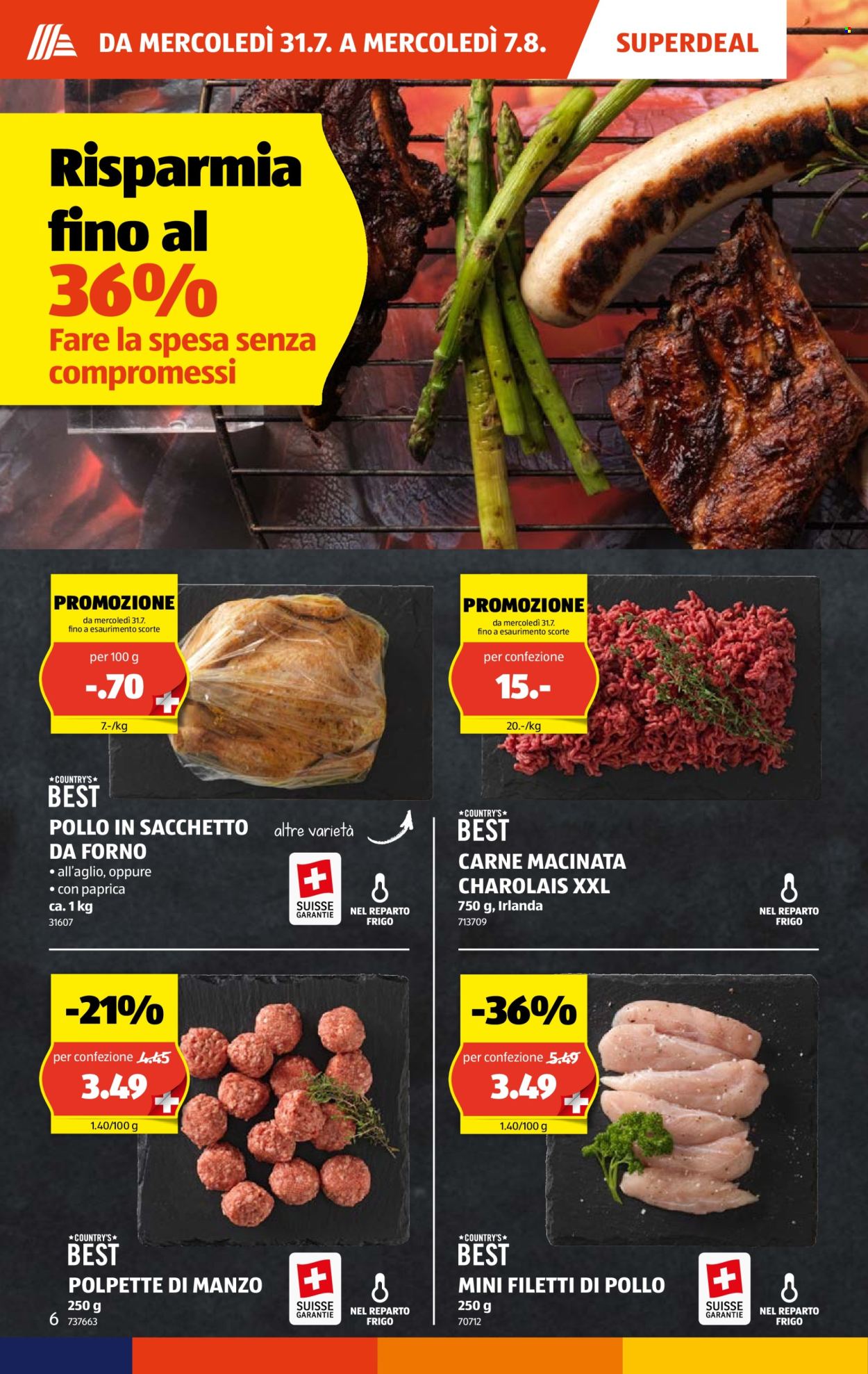 Volantino Aldi - 31.7.2024 - 7.8.2024. Pagina 6