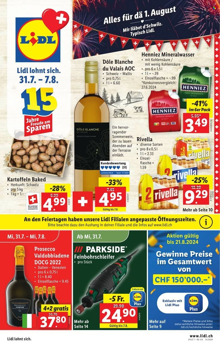Volantino Lidl - 31.7.2024 - 7.8.2024. Pagina 1