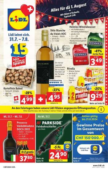 Catalogue Lidl - 31.7.2024 - 7.8.2024.