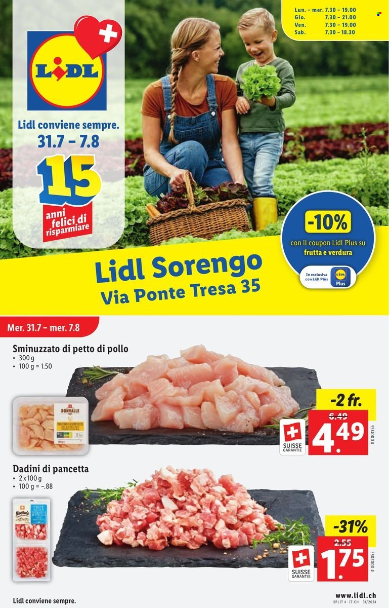 Catalogue Lidl - 31.7.2024 - 7.8.2024. Page 1