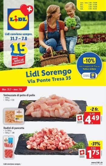 Volantino Lidl - 31.7.2024 - 7.8.2024.